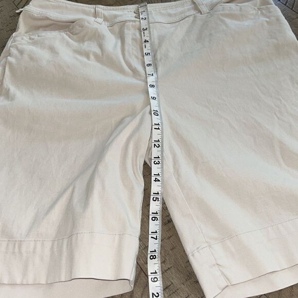 🏝️ Stretch Cotton Spandex Touring Shorts 🩳 pockets for Gear! Denim neutral - Picture 12 of 16